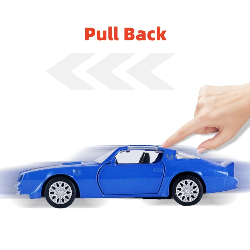 1/36 ポンティアックファイアバード古典的なおもちゃの車のモデル子供