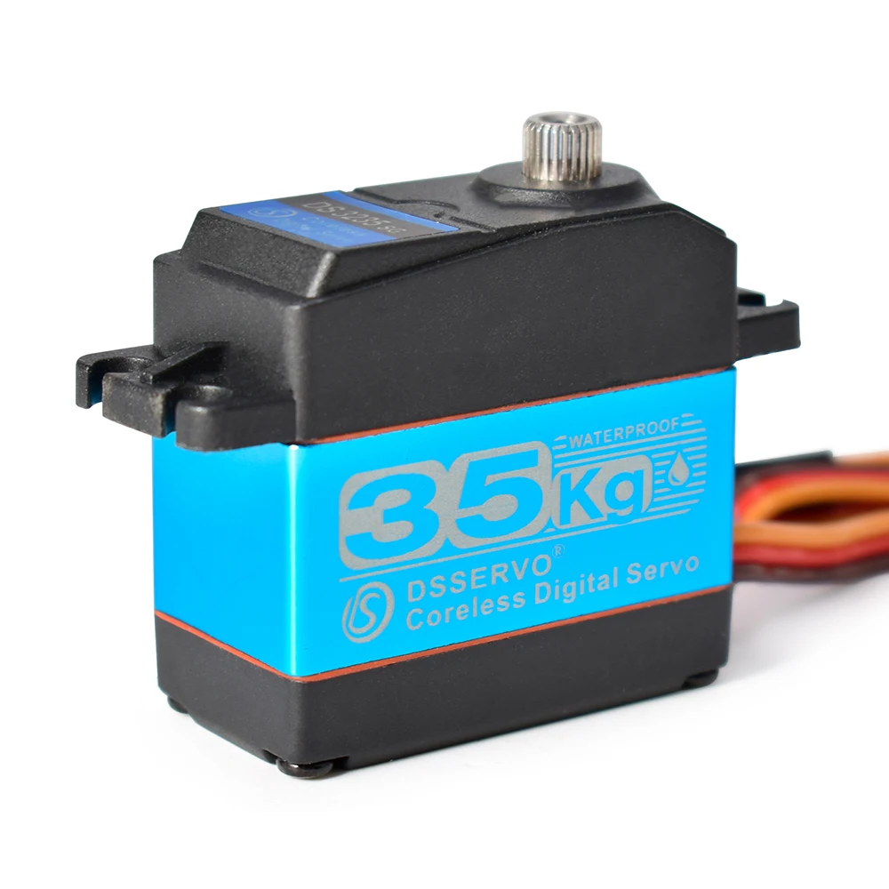 Servo 35kg 270° IP66 Engrenage Métal pour RC Robot Voiture