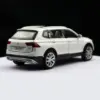 1/32 Volkswagen Tiguan L SUV Toy Car Model Diecast Alloy Miniature Pull Back Sound & Light Collection Gift for Children Boys Kid 5