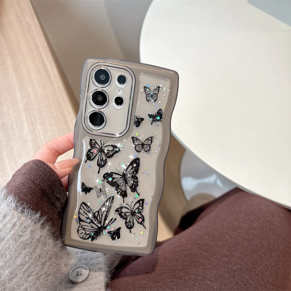 Glitter Butterfly Phone Case