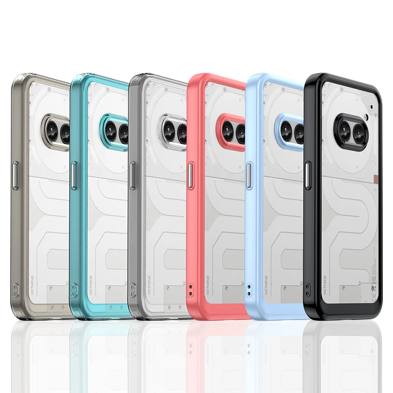 

For Nothing Phone 2a Case Nothing Phone 2a Cover Coque Funda Hard Translucent Soft Frame Shockproof Clear Case Nothing Phone 2a