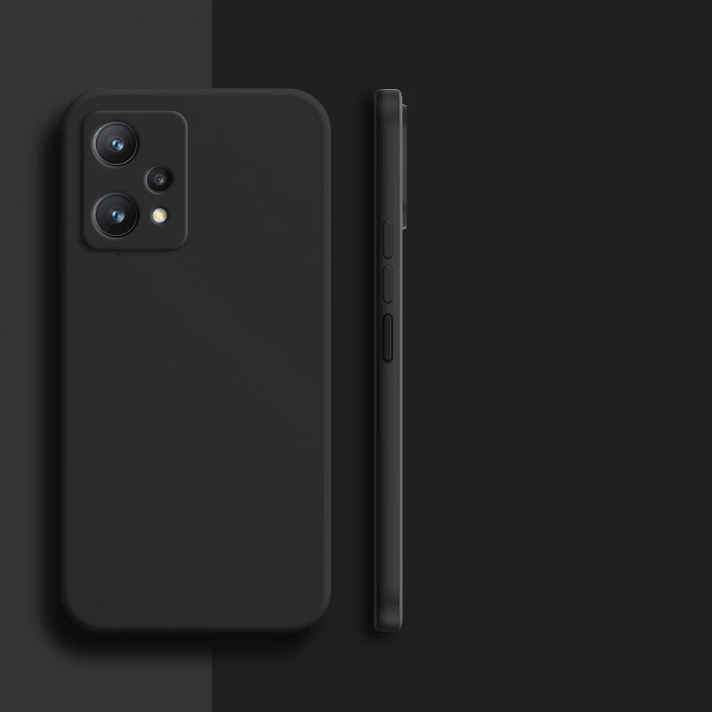 Liquid Silicone Phone Case For Realme 9 5g And 9 Pro Plus Shockproof_voghion.com
