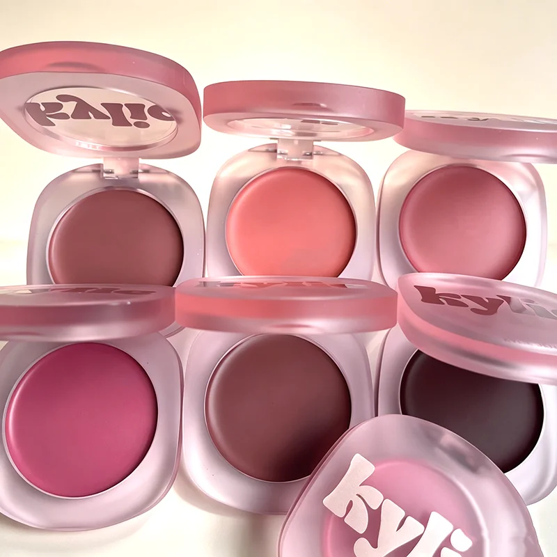 Hybrid Kissed Lip & Cheek Glow Balm - Peach Pink Blusher & Brightening Facial Rouge