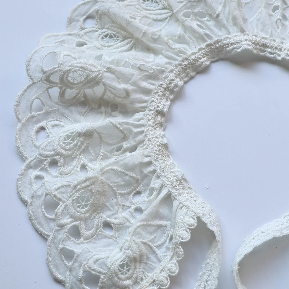 Lace Scarf for Baby Girls Hollow Out Collar Kids Accessories