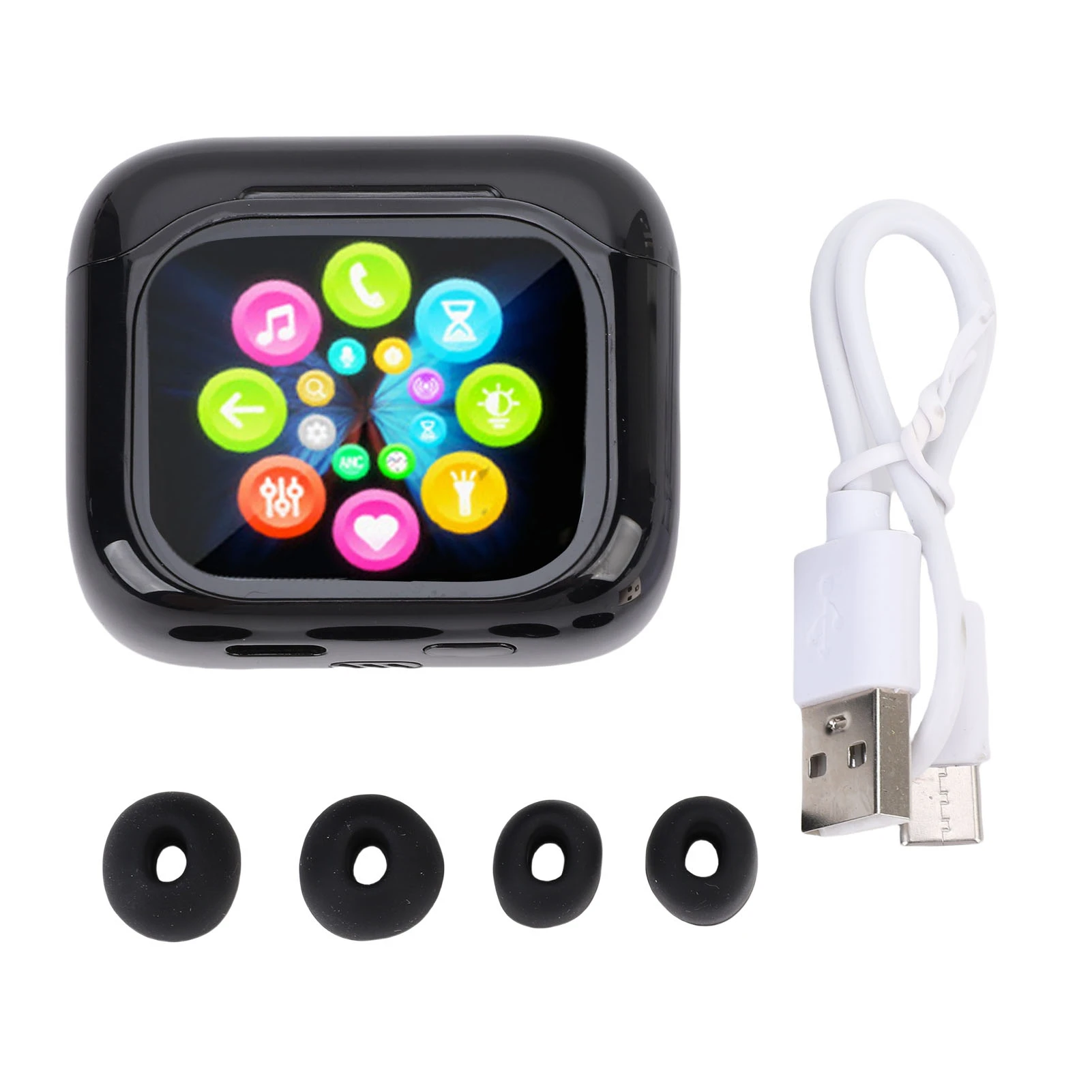 Translation Earbuds Supports Over 140 Languages Real Time Translation Bluetooth 5.4 Earphones with Touch Screen 300mAh