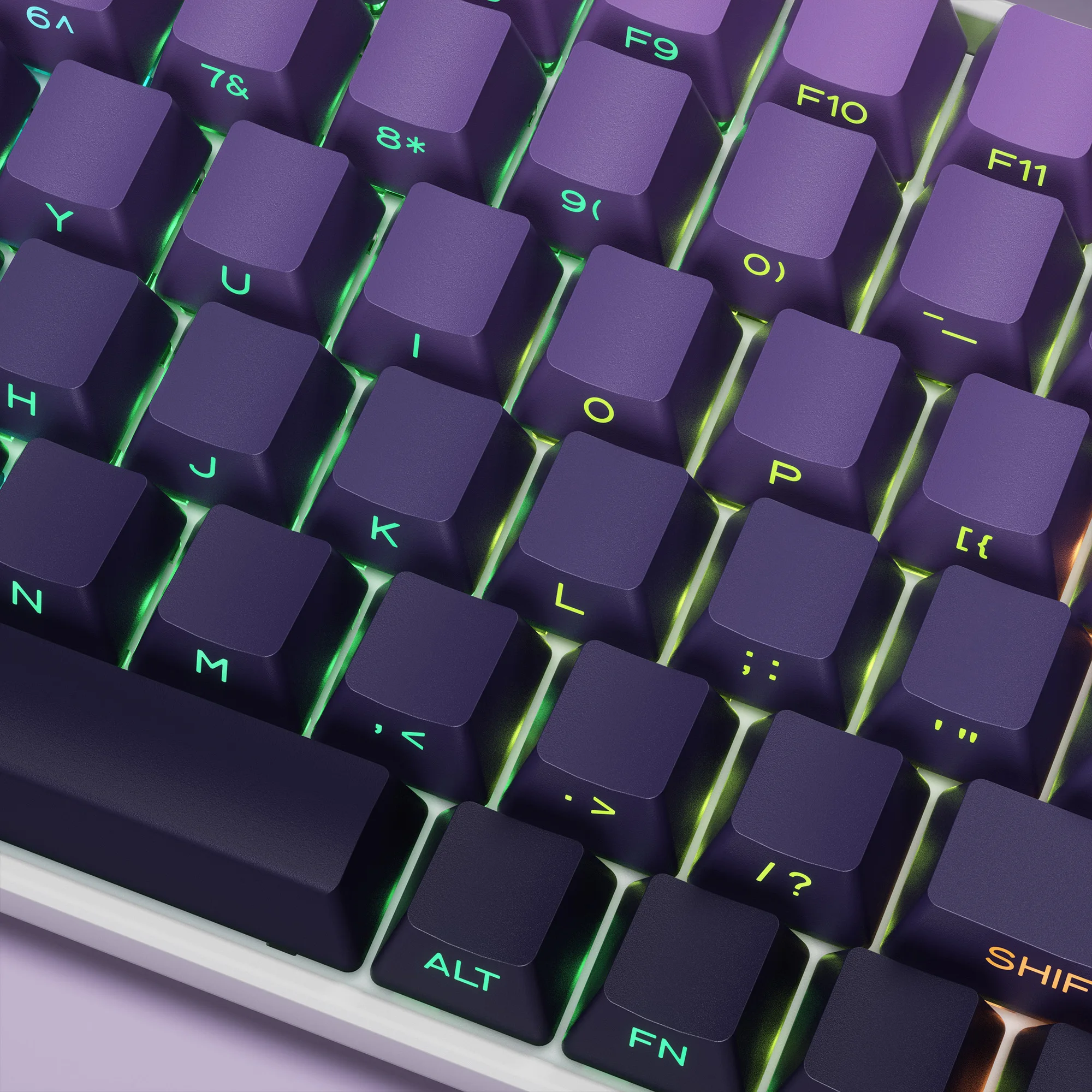 Kei Kei GamaKay 129 Keys PBT Japanese Keycaps Set Dye-Sub Cherry