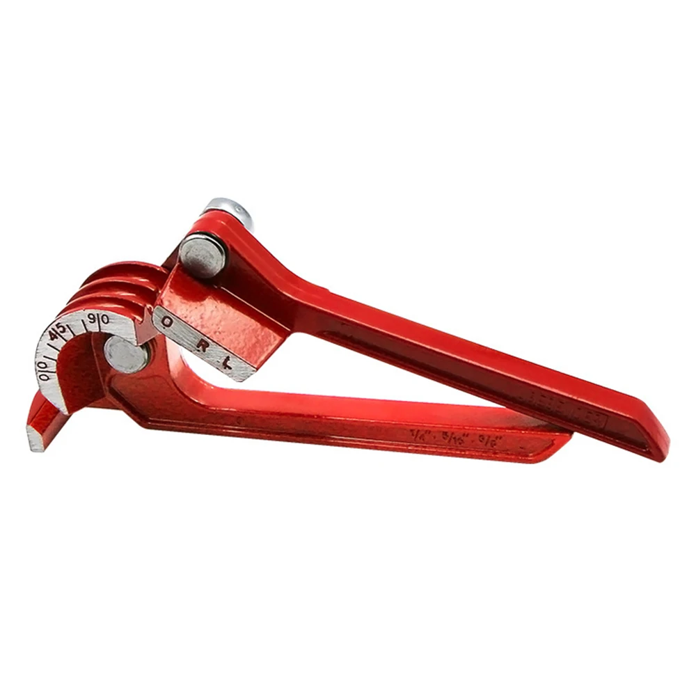 Tube Bender 1/4" 5/16" 3/8" Brake Pipe Rolling Brass Copper Tube Pipe Manual Bending Tool Type Fuel Brake Bender Hand Tool