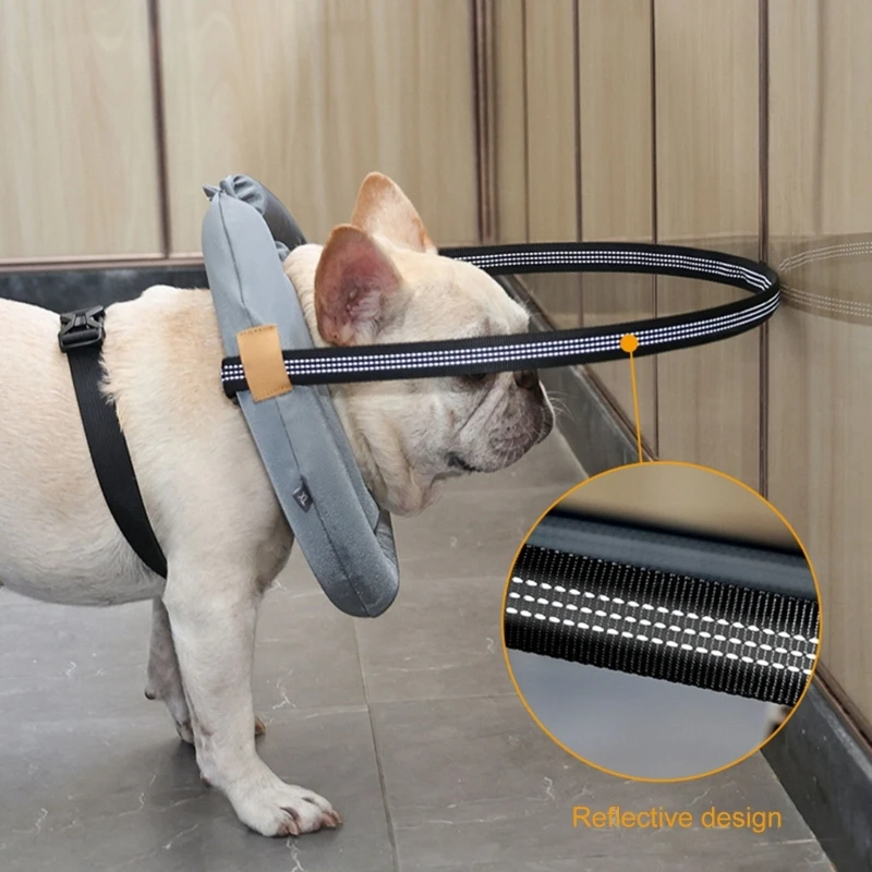 Pet Harness Collar Anticollision for Blind Dogs & Cats Medium to Large Breeds