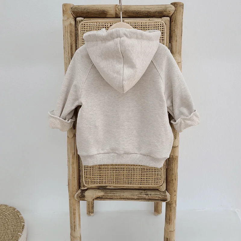 Fashion Baby Boy Girl Cotton Zipper Hoodie Infant Toddler Child Soild Coat Long Sleeve Spring Autumn Jacket Baby Clothes 1-5Y