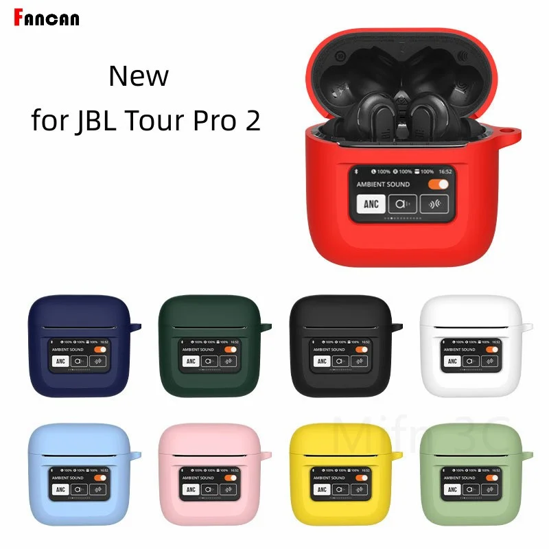 NewCaseforJBLTourPro22023EarbudsSoftSiliconeProtectiveCase