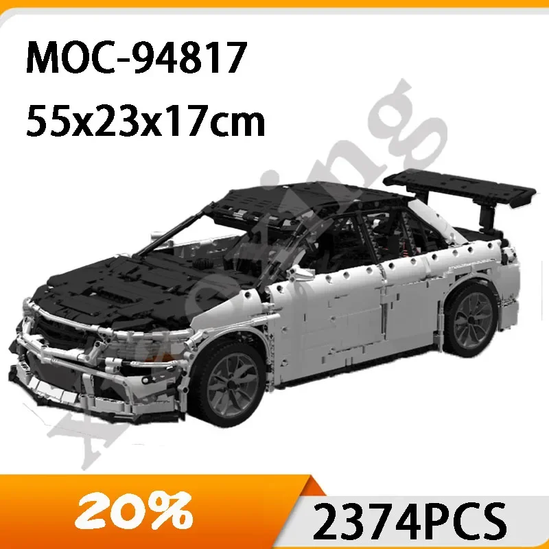 

New MOC-94817 Car Building Blocks Supercar EVO 9 Adult Kids Gift Assembly Model Assembly Puzzle Toy Christmas Gift for Kids