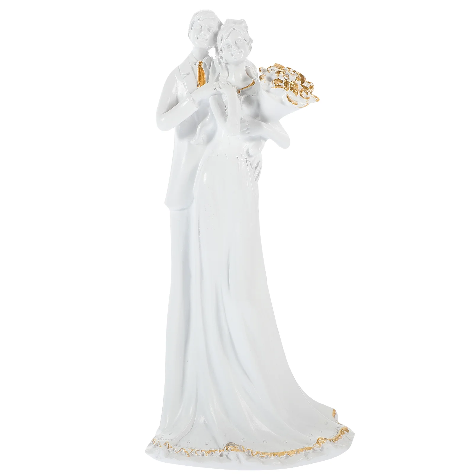 

Wedding Bride Groom Statue Resin Couple Decor Valentine Couple Romantic Ornament