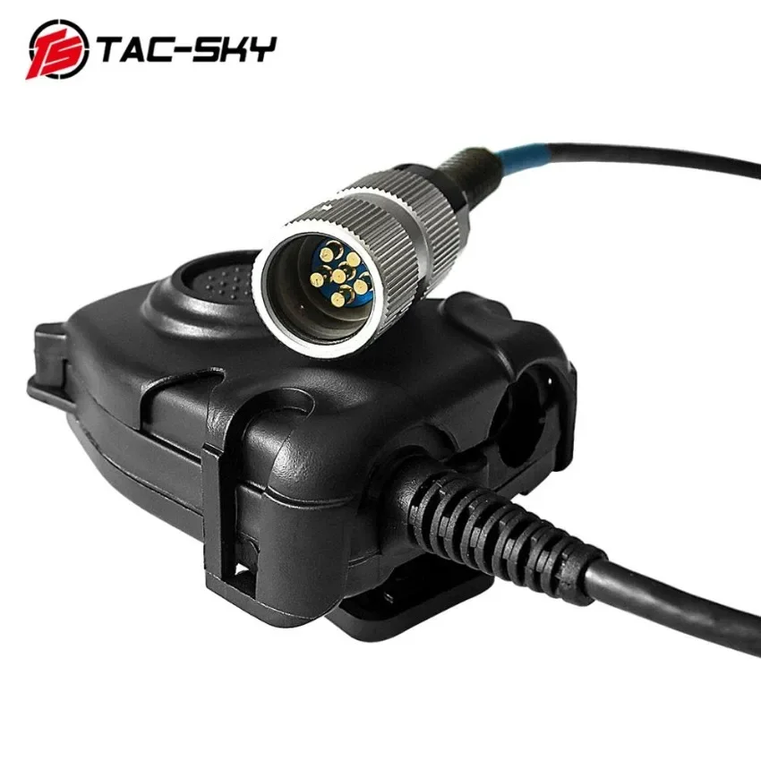 TAC-SKY 6-Pin PELTORPTT and PRC148/152 Walkie Talkie DIY Connector U 283 For AN/PRC 148 152 152A Walkie-Talkie Model Dummy Case