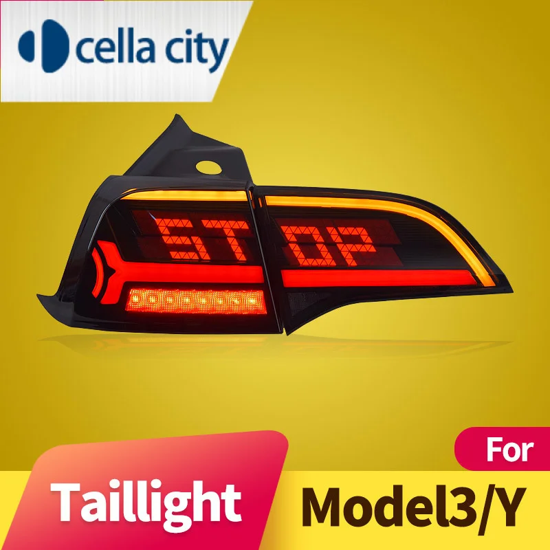 

Автомобильные фары для Tesla Model 3, задний фонарь модели 2017-2022, задний фонарь, DRL, сигнал поворота, тормоз, задний хода, автомобильные аксессуары