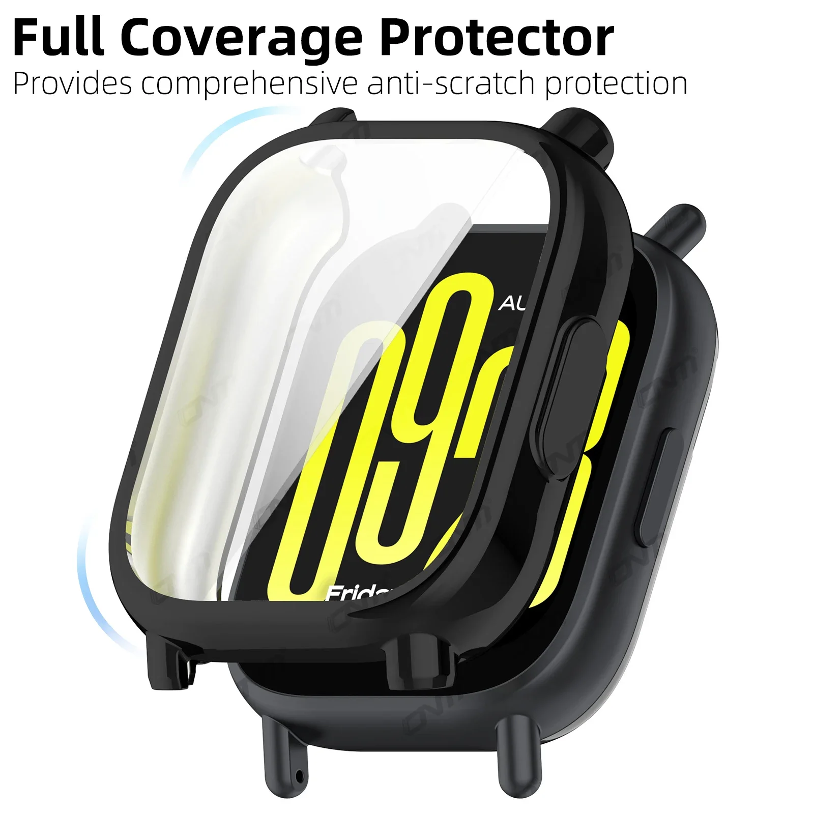Enhanced Screen Protector Case - Soft TPU All-Around Protective Bumper Cover