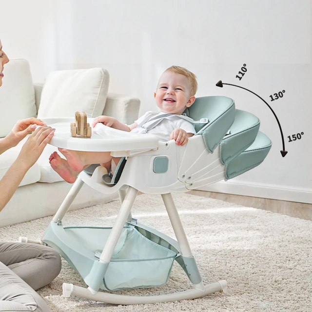 Chaise haute pliante multifonctionnelle pour bébé, chaise de salle à manger  pour enfants, produits pour bébé, fournitures de ménage - AliExpress