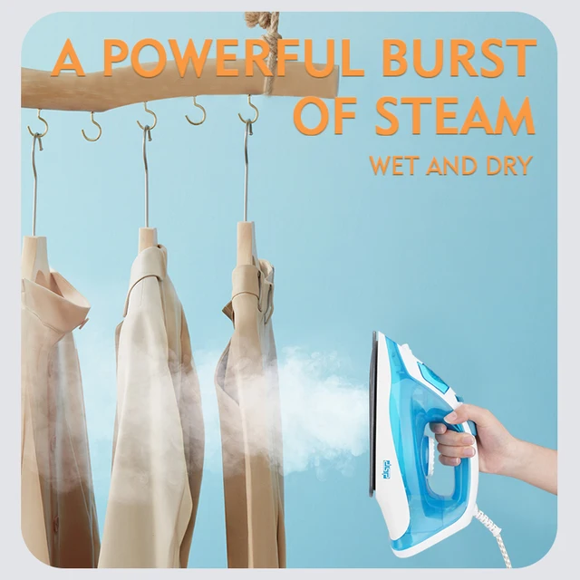 Electric Steam Iron, Protective Insulation, Temperature Adjustable, with Overheat Protection, Suitable for Home, Travel 5
