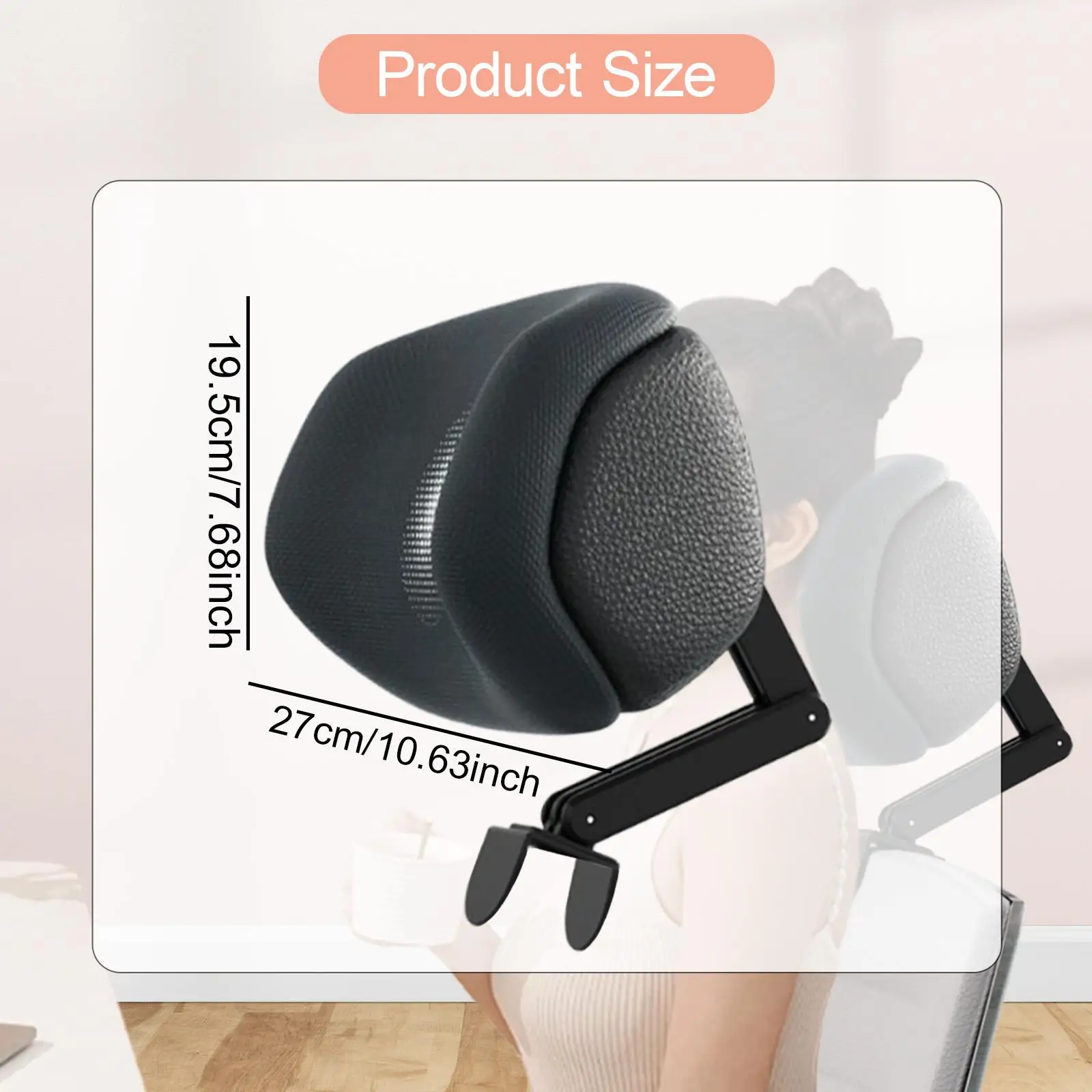 Attachable Chair Head Rest Ergonomic Universal Comfortable Headrest for Office Chair Chair Neck Pillow Desk Chair Home Game Room