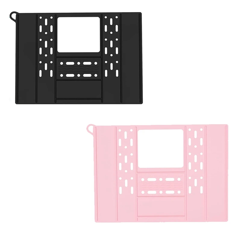 Bathroom Sink Cover For Counter Space Silicone Bathroom Sink Makeup Organizer Mat Resistant Makeup Organizer Pad