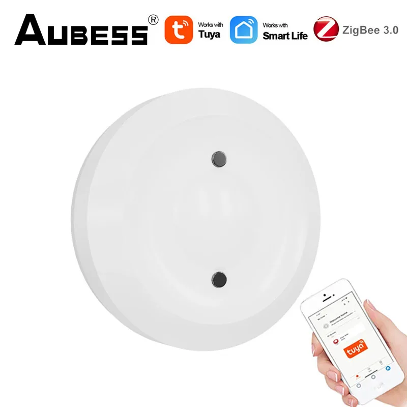 

Tuya Zigbee Water Immersing Sensor Smart Life Leakage Sensor Water Linkage Alarm App Remote Monitoring Water Leak Detector
