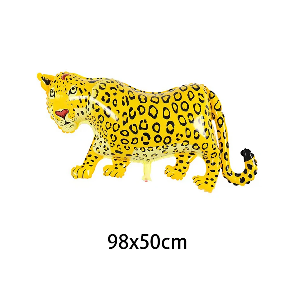 Safari-Tiere, alles Gute zum Geburtstag, Banner, Wimpelfolie, Tierballons für Kinder, Dschungel, Safari-Zoo-Thema, Party-Dekoration, Zubehör, Spielzeug – Detail 21