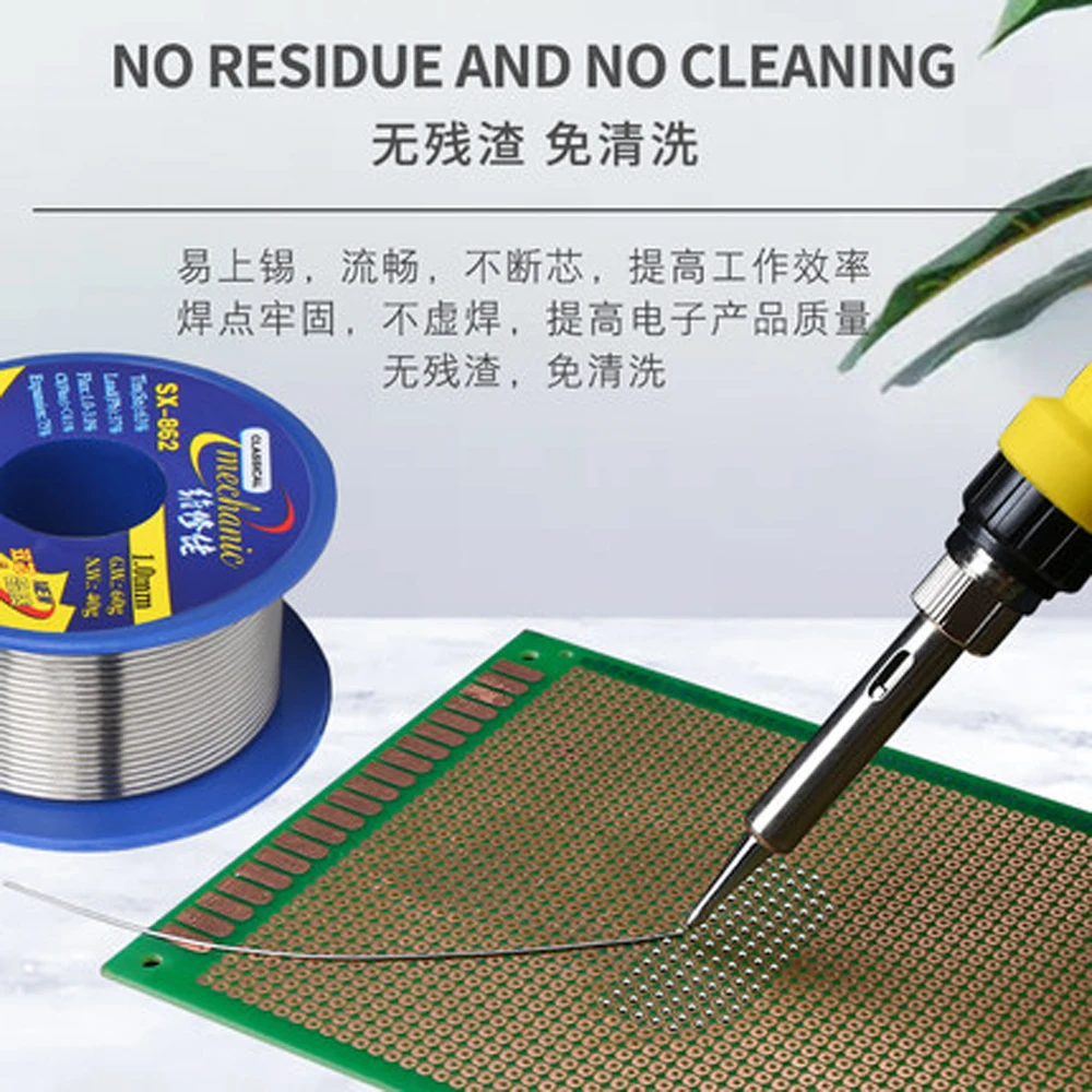 MECHANIC SX-862 183℃ 60g Low Temperature Melting Point Soldering Wire 0.3mm-1.2mm BGA