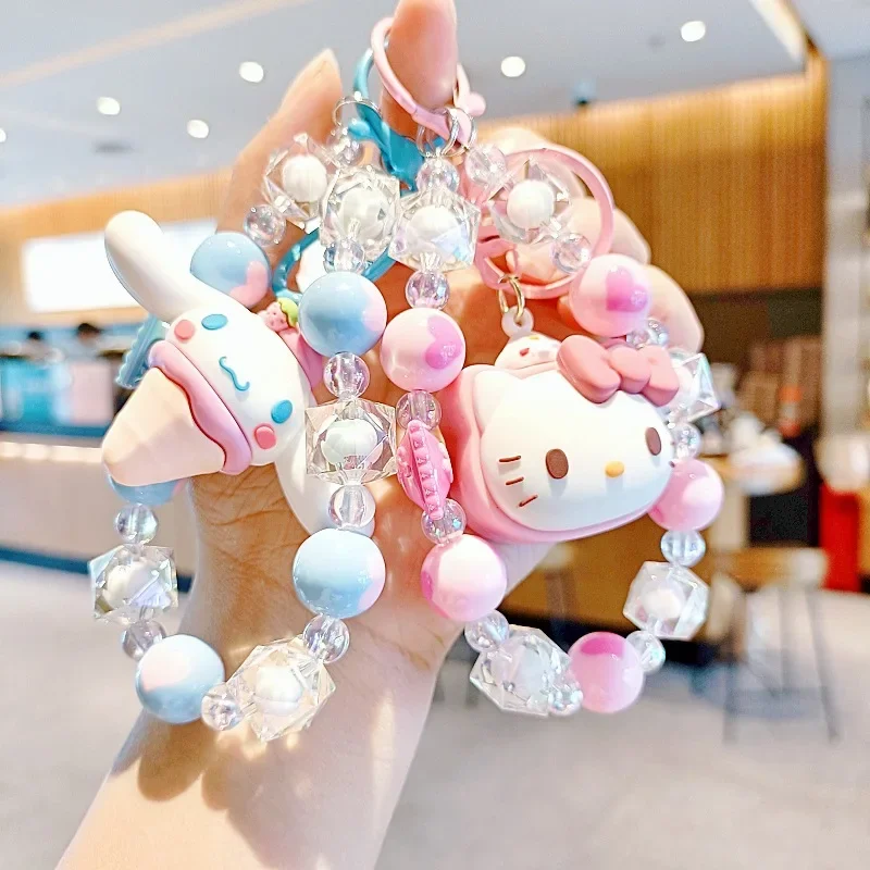 DAVBNM 3 Pcs Phone Charm, Christmas Beaded Phone Strap Anti-Lost Bracelet For Women Keychains Pendant Wallets Cameras Decoration - View #11