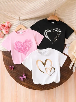 Girls Heart T-Shirt Set 1