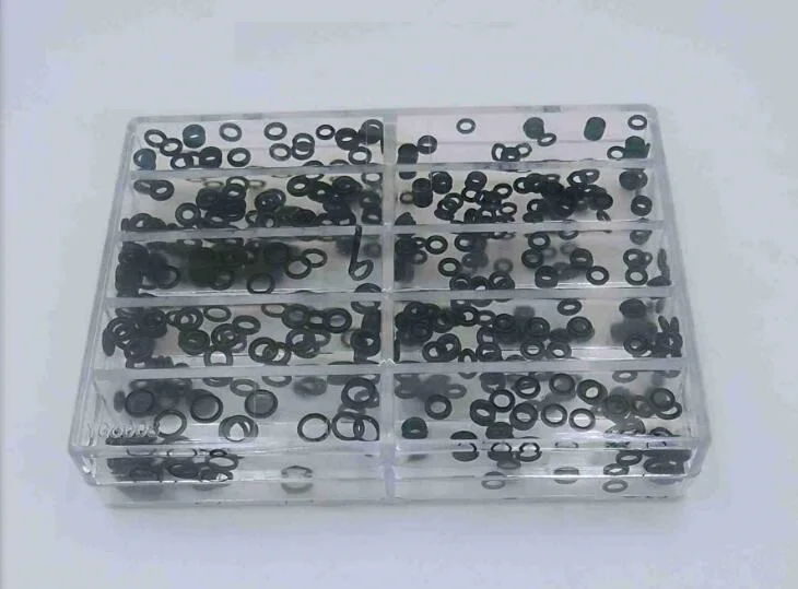 

Set of Waterproof Rubber Seal O Ring Round Gasket 0.6mm to 1.7mm Inner Diameter for Small Watch Crown Repair W8021