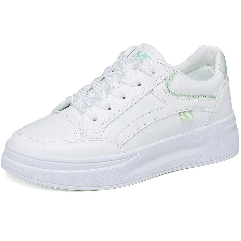 New Woman Casual Jogging Shoes Ladies Spring White Comfortable Sneakers Youth Girls Breathable Flats Platform Trainers
