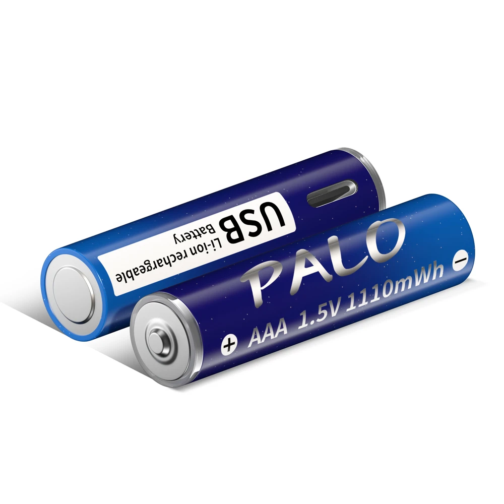 1.5V AA USB Rechargeable Li-ion AA Battery 3600mWh +USB 1.5V AAA Lithium Rechargeable Battery AAA 1110mWh with USB Cable — view 5