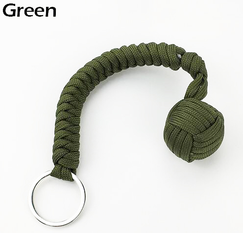 Self Protection  Fist Steel Ball For Girl Bearing  Lanyard Survival Key Chain Window Breaker  Self Defense Tool