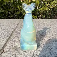 cut Natural opal  cat  home decoration  for gift 2