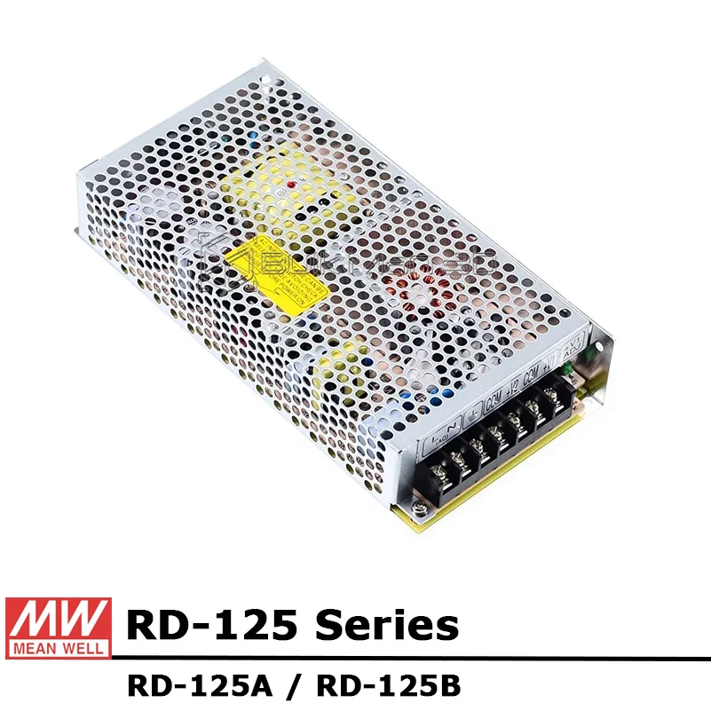 

Mean Well RD-125 Series 125W Dual Output Switching Power Supply AC/DC 12V/24V