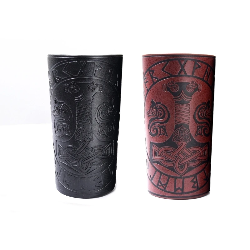 

Men Medieval Cosplay Wrist Bracer Lace-up Vintage Pirate Knight Wristband