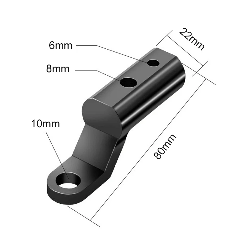 2pcs 1pcs Motorcycle Rearview Mirror Expander Bracket Universal Adapter Holder Mount Motorbike Bike Accessories motorcycle mirror bracket