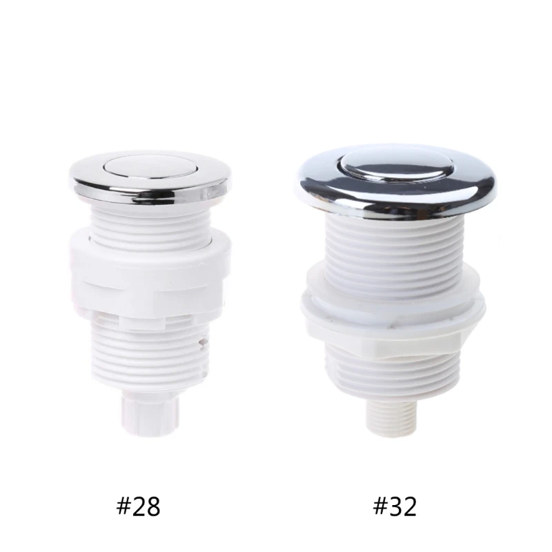 

co530 Air Button For Waste Garbage Disposal Pneumatic Silver
