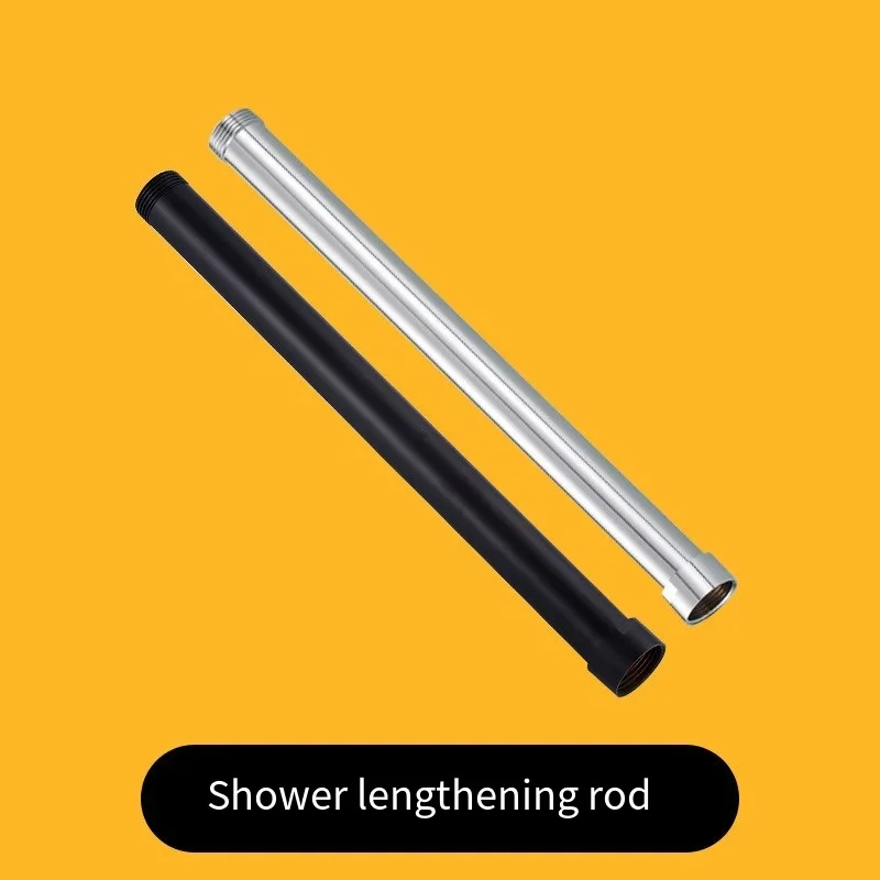 Shower Head Extension Pipe Connection Lifting Rod Extension and  Square Circular Straight Pipe Bathroom Accessories Extension Ro