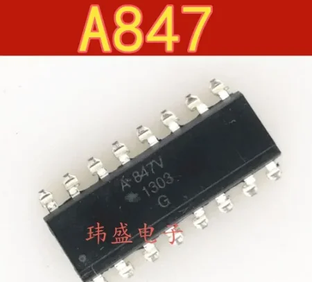 

10 шт ACPL-847 A847 HCPL-847 SOP16 A847V