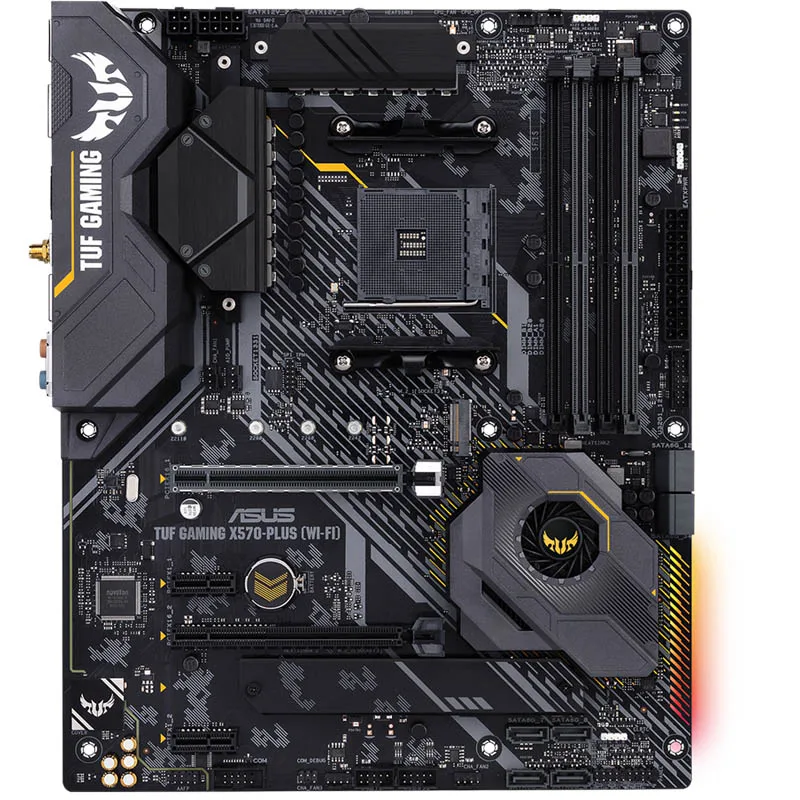 Nuovo Asus Am4 Tuf Gaming X570-Plus (Wi-Fi) Am4 Per Scheda Madre Zen 3 Ryzen 5000 E 3Rd Gen Ryzen Atx Con Pcie 4.0, Dual M.2