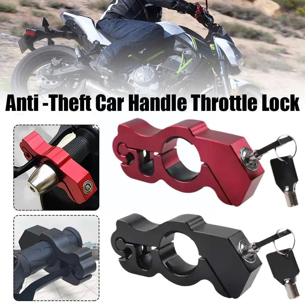 

Motorcycle Brake Lever Locks Handlebar Lock Helmet Electric Vehicle Lock Dirt motorcycle Anti-theft Bikes Lock Alloy Handle M0O7