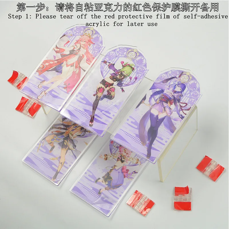 Anime Hell's Paradise: Jigokuraku Acrylic Vertical Scree Decoration  Gabimaru Yuzuriha Nurugai Cosplay Figure Toy for Gift