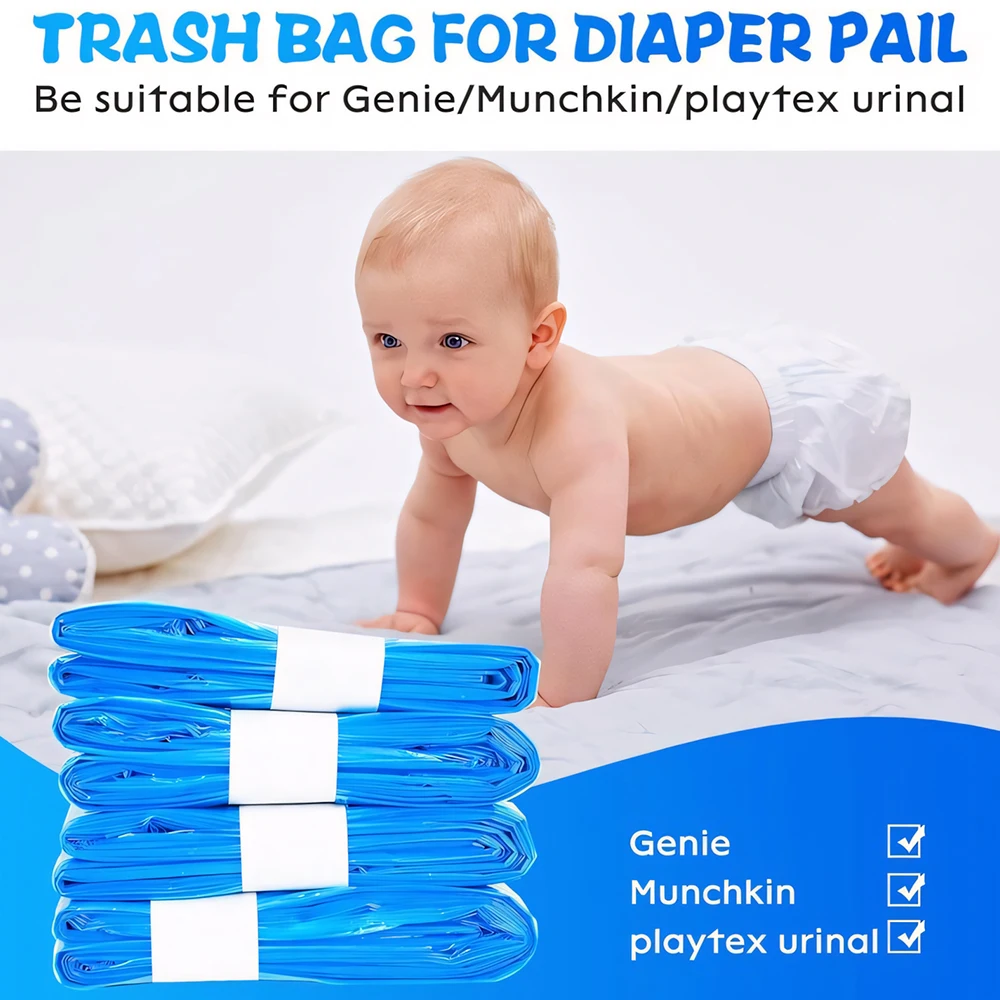 Bady Diaper Pail Refills Bags For Angelcare Trash For Sangenic Tommee Tippee twist & click Genie diaper pail refills bags