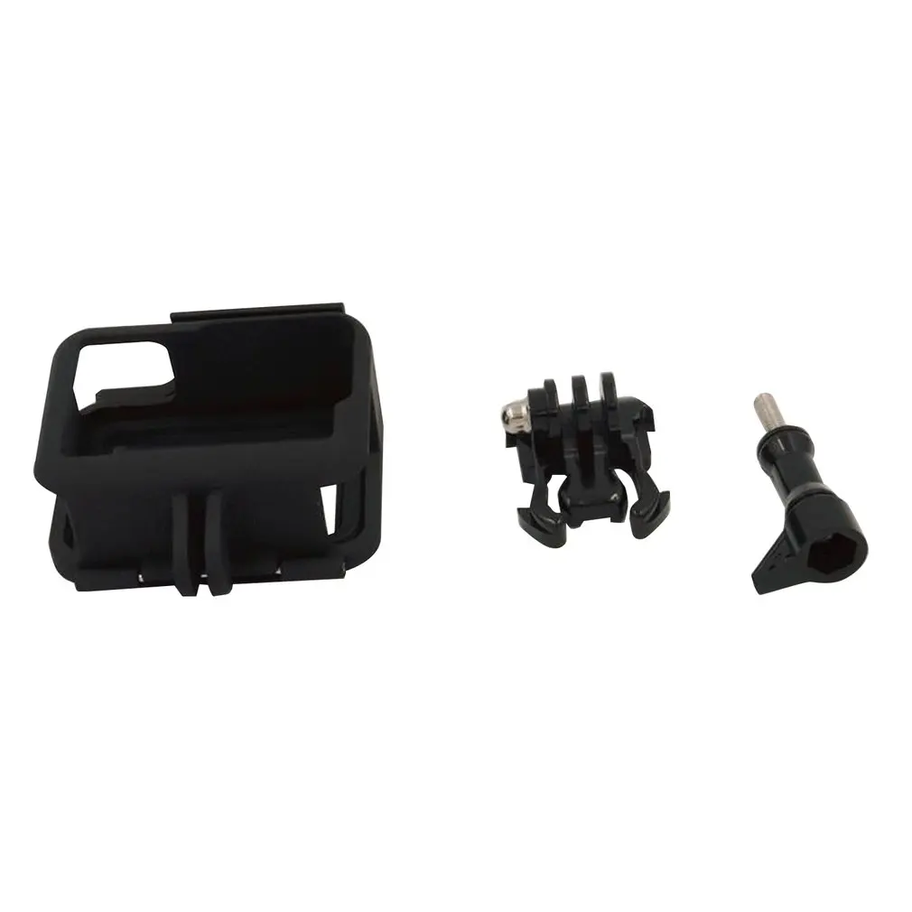 Custodia Protettiva Per Telaio Nero Action Camera Border Cover Housing Mount Per Gopro Hero 6 5 7 Alluminio + Pc Bundle 1 Plastica