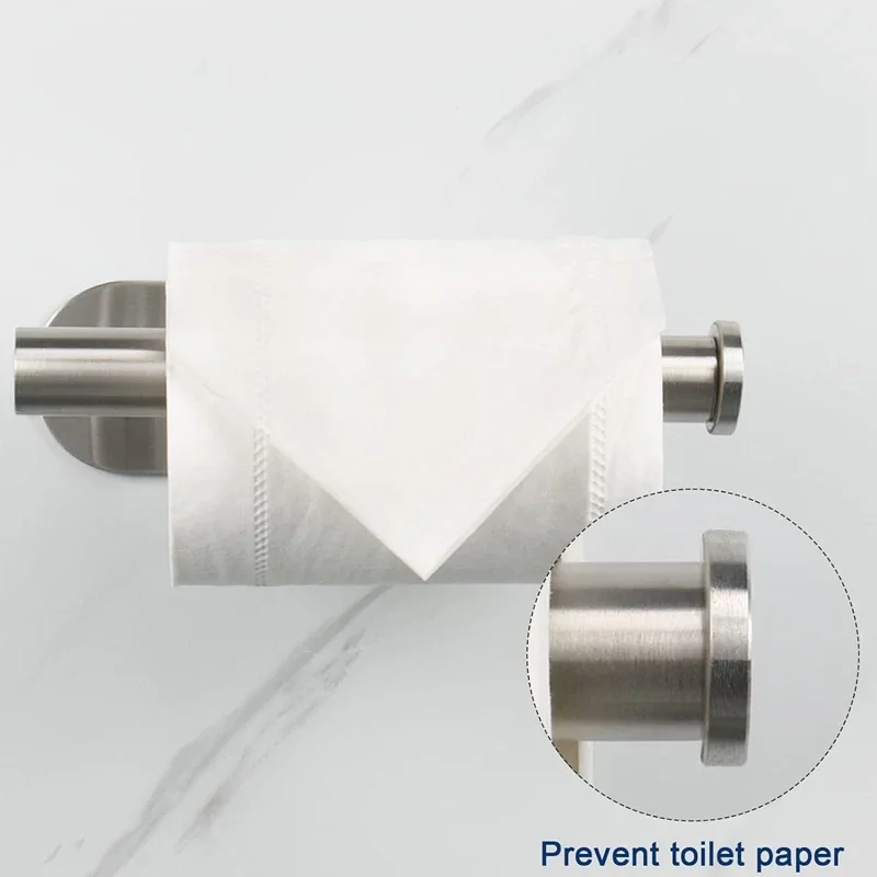 Toilet Paper Rack 1Pcs Bathroom Paper Towel Holder Stainless Steel Without Drilling Self Pasting Toilet Tissue Rack For Kitchen paper towel holder,towel rack,toilet paper holder,toilet paper rack,toilet roll holder,paper towel rack,tissue holder