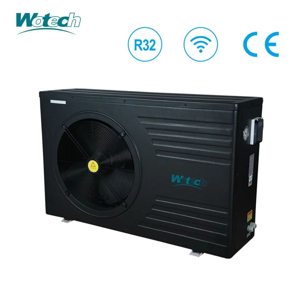 7.8KW R32 Wifi Controlled Electric Heat Pump On/Off Swimming Pool Water Heater Varmepumpe Basseng For Pool Heating
