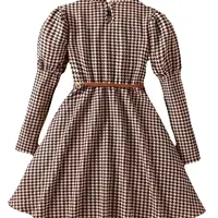 Charmante robe d'été verte pour fille avec poches décoratives et taille à nouer, jolie robe d'été, style tendance 6