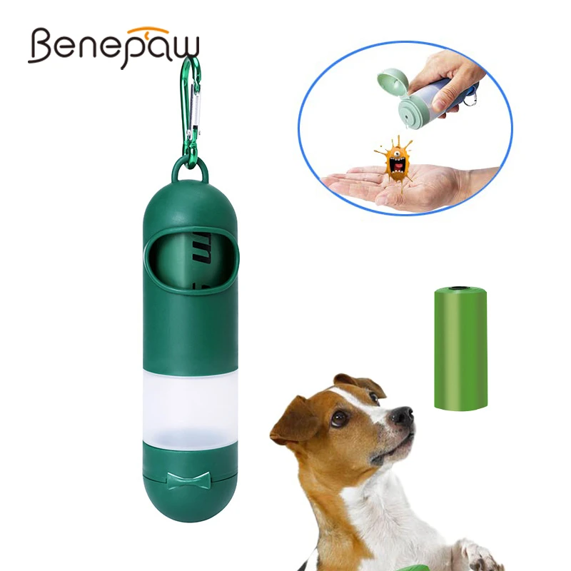 Benepaw Portable Pet Poop Waste Bag Dispenser Cute Lightweight Durable