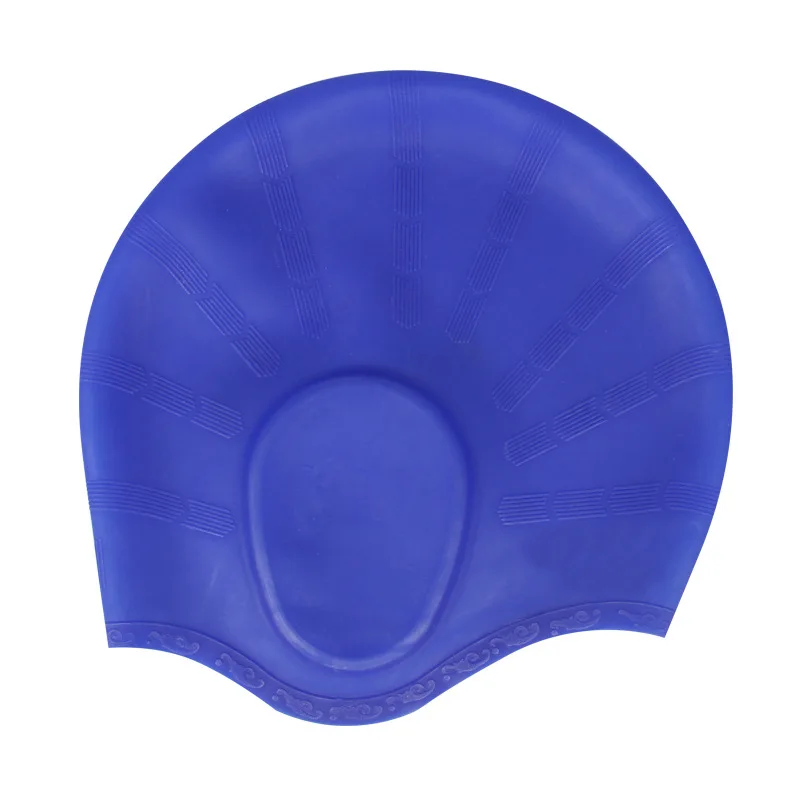 Bonnet De Bain Extra Large En Silicone Pour Cheveux Longs - Protection Oreilles, Uni­sex Adulte - Piscine Et Plage