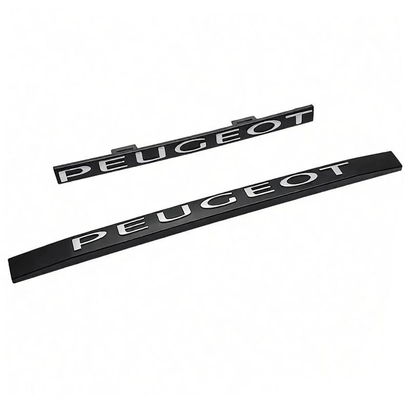푸조 508 301 전면 범퍼 프랑스어 로고 전면 그릴 엠블럼 ABS 플라스틱 헤드 배지에 적합